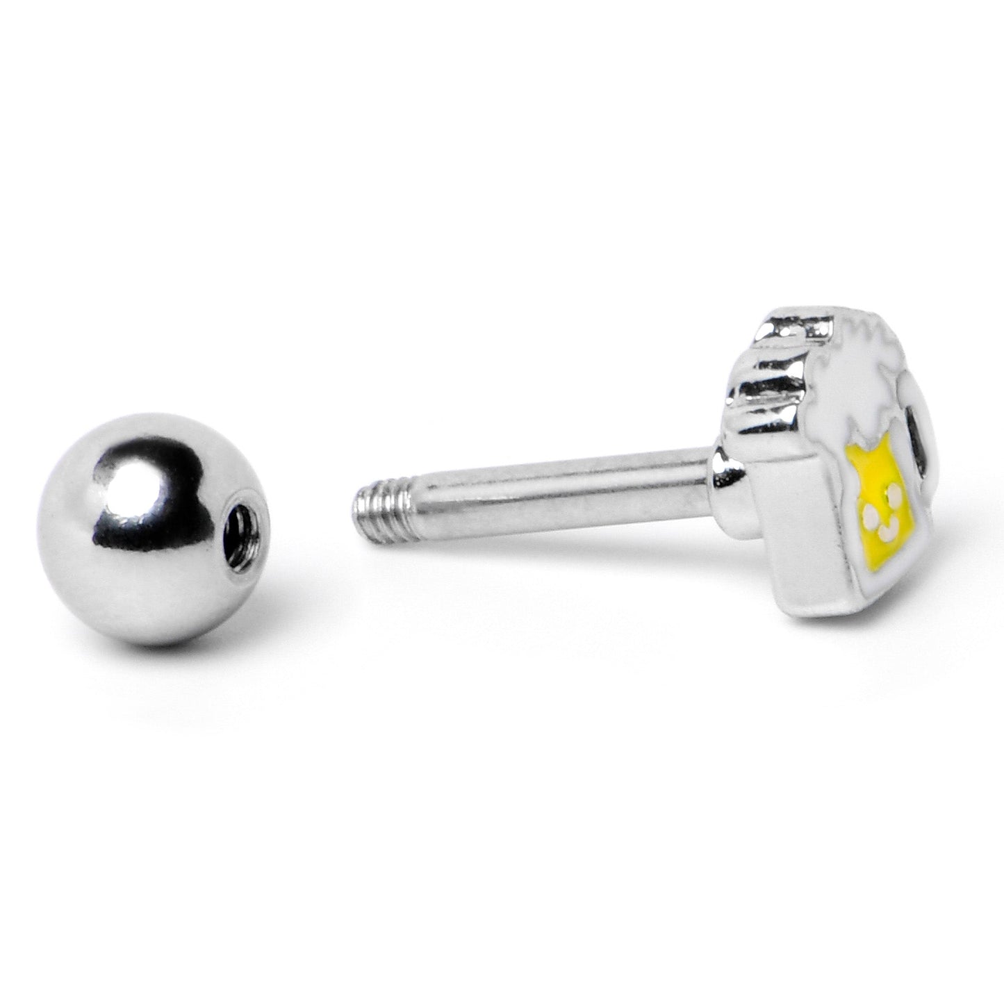 16G 1/4 Sweet Happy Beer St Patricks Cartilage Tragus Earring