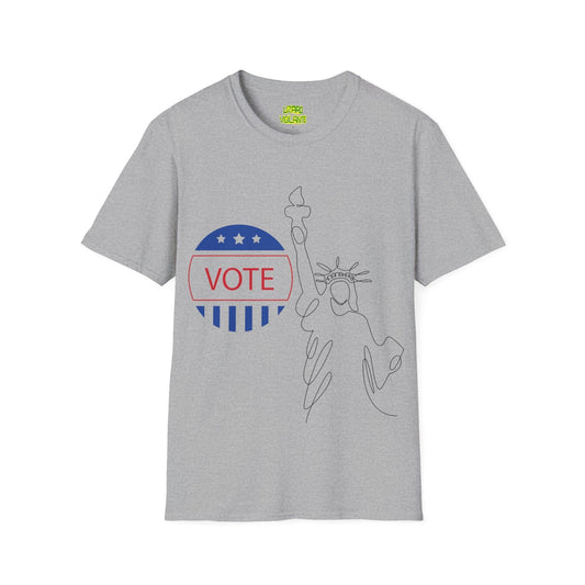 VOTE Liberty Unisex Softstyle T-Shirt - Lizard Vigilante