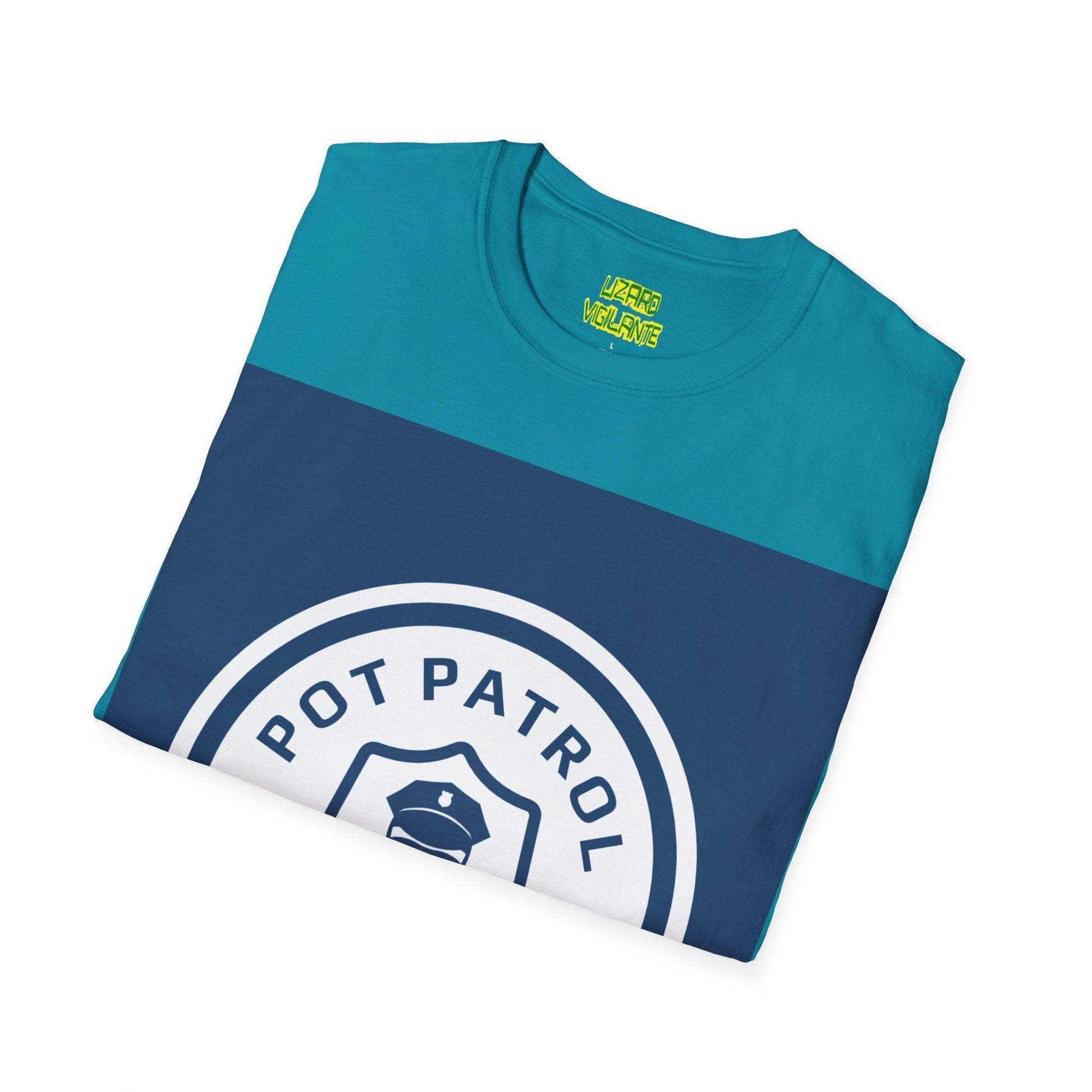 Pot Patrol Unisex Softstyle T-Shirt - Lizard Vigilante