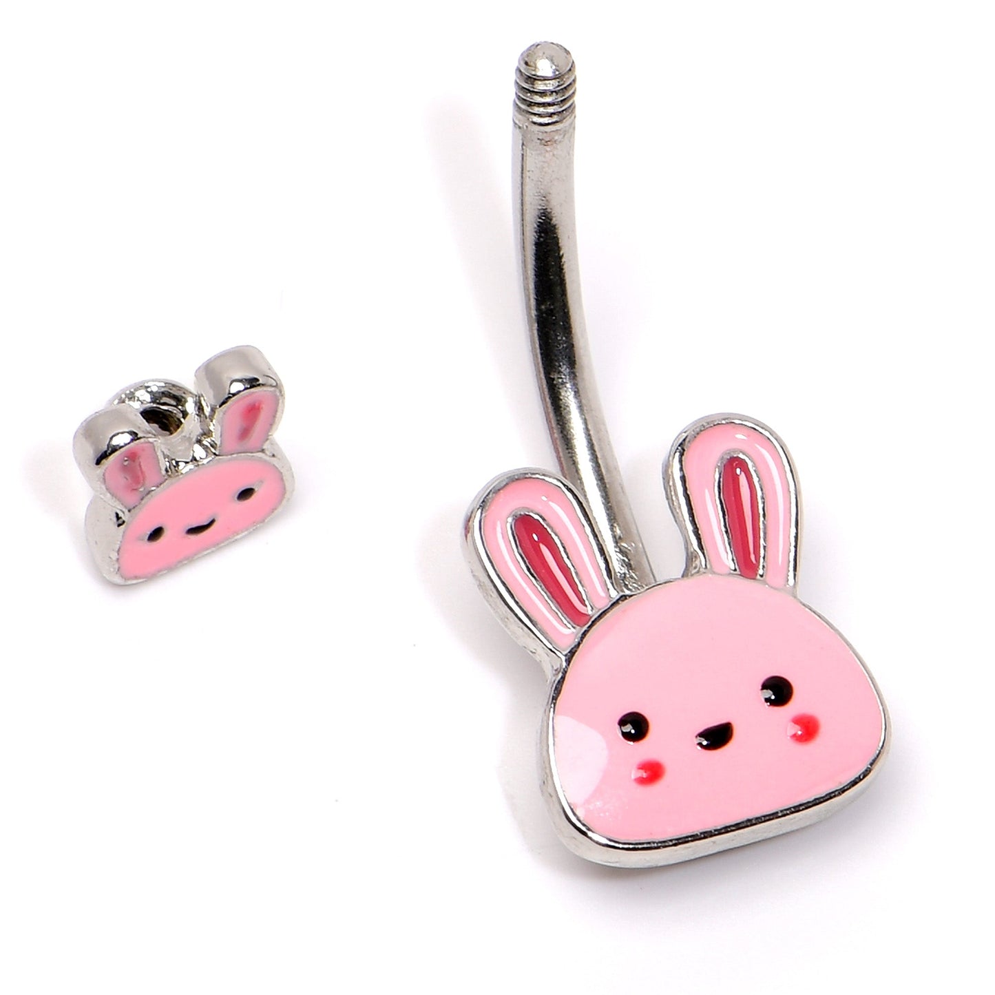 Kawaii Cutie Easter Bunny Double Mount Belly Ring
