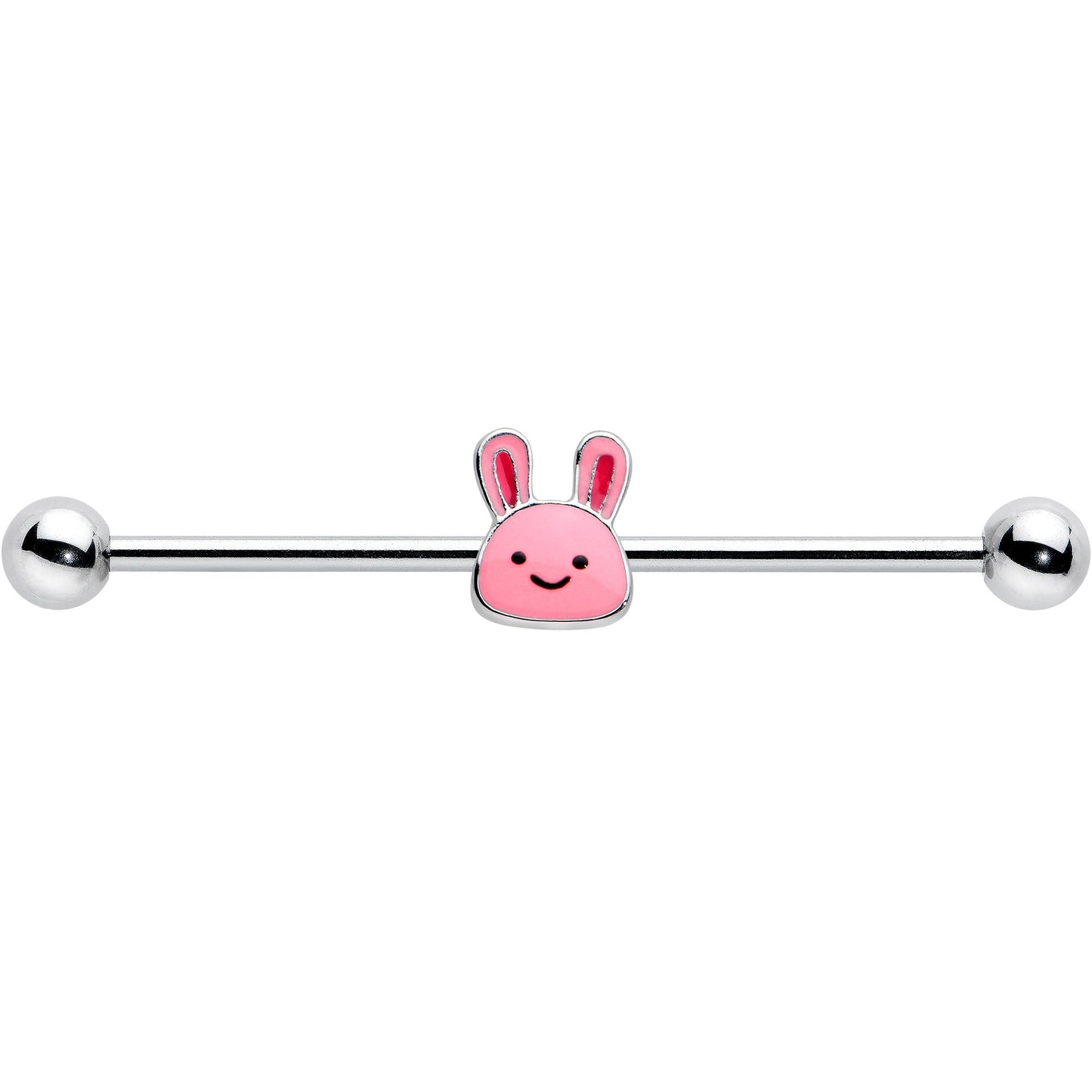 14G Kawaii Cutie Easter Bunny Industrial Barbell 38mm