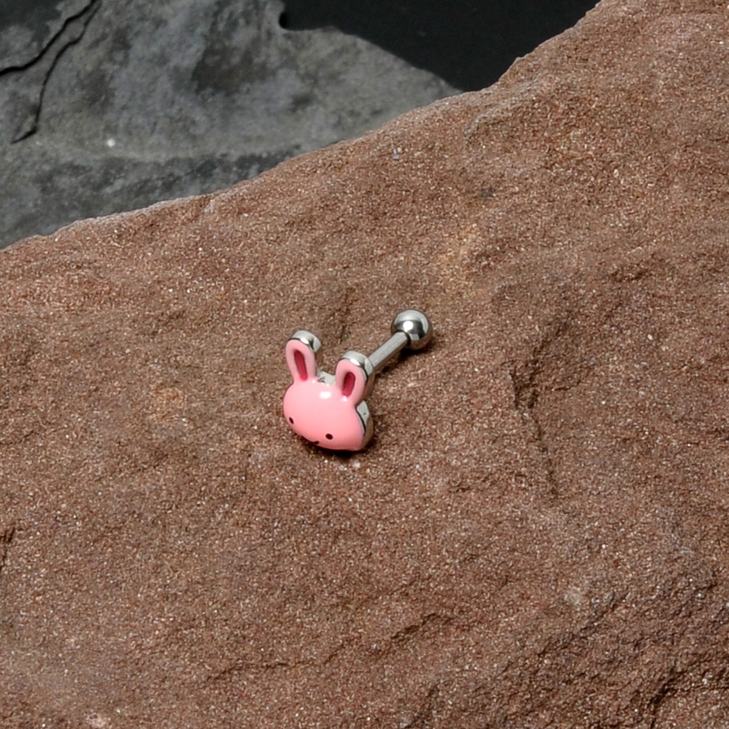 16G 5/16 Kawaii Cutie Easter Bunny Cartilage Tragus Earring