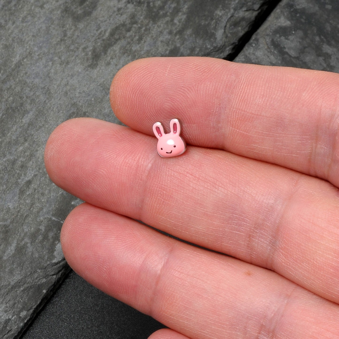 16G 5/16 Kawaii Cutie Easter Bunny Cartilage Tragus Earring
