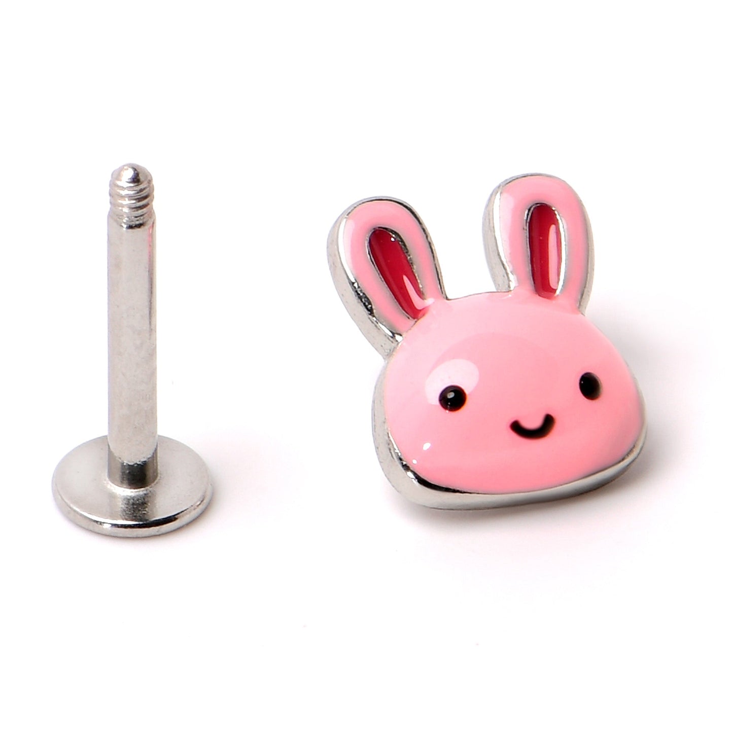 16G 5/16 Kawaii Cutie Easter Bunny Labret Monroe Tragus
