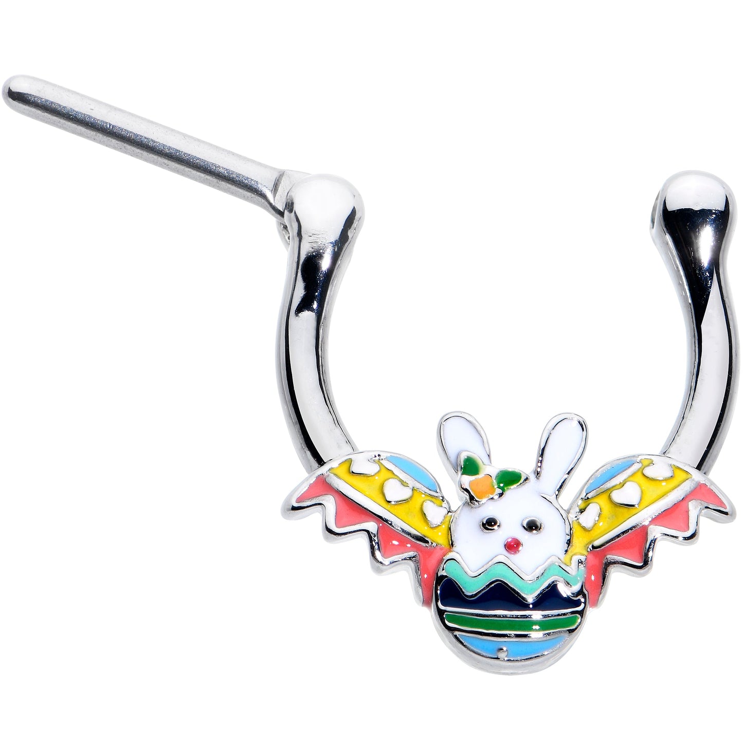 16G 5/16 Easter Egg Bunny Cartilage Clicker