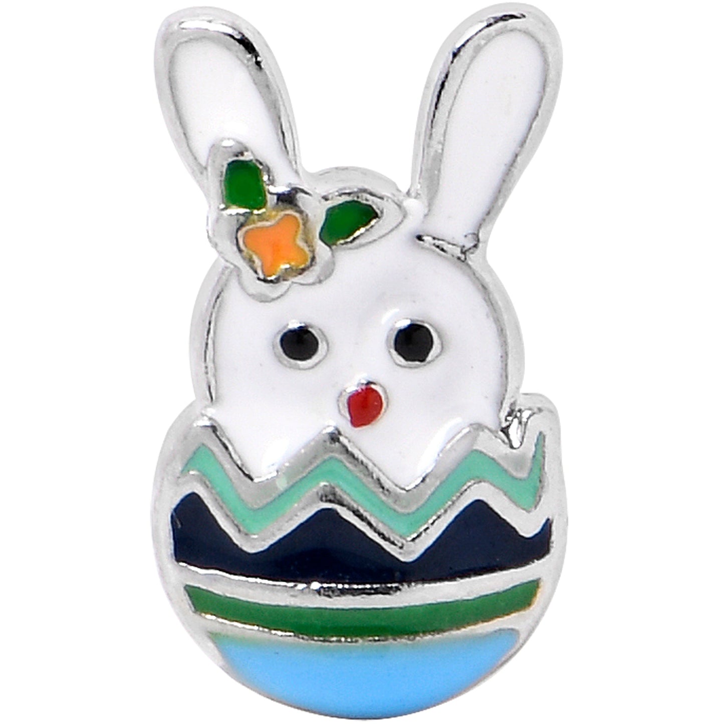 16G 1/4 Easter Egg Bunny Cartilage Tragus Earring