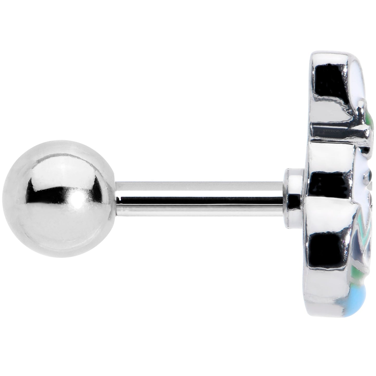 16G 1/4 Easter Egg Bunny Cartilage Tragus Earring