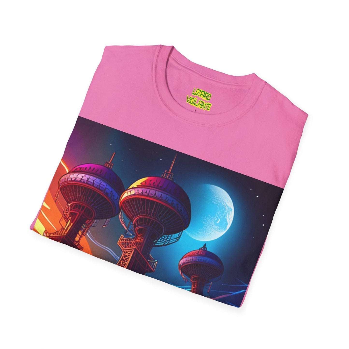 Interplanetary Transmission Unisex Softstyle T-Shirt - Lizard Vigilante