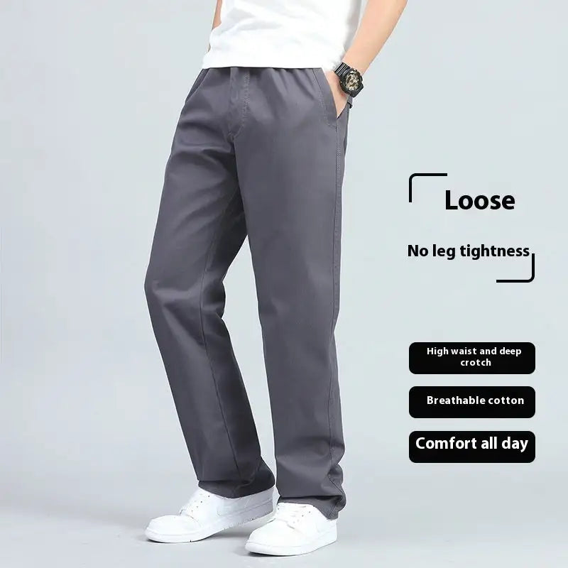 Overalls Men's Pure Cotton Casual Pants