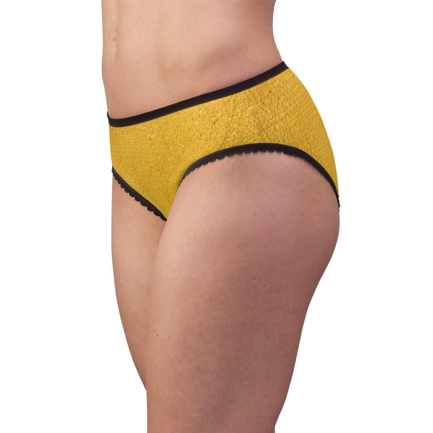 Faux Gold Cloth Women's Briefs - Lizard Vigilante