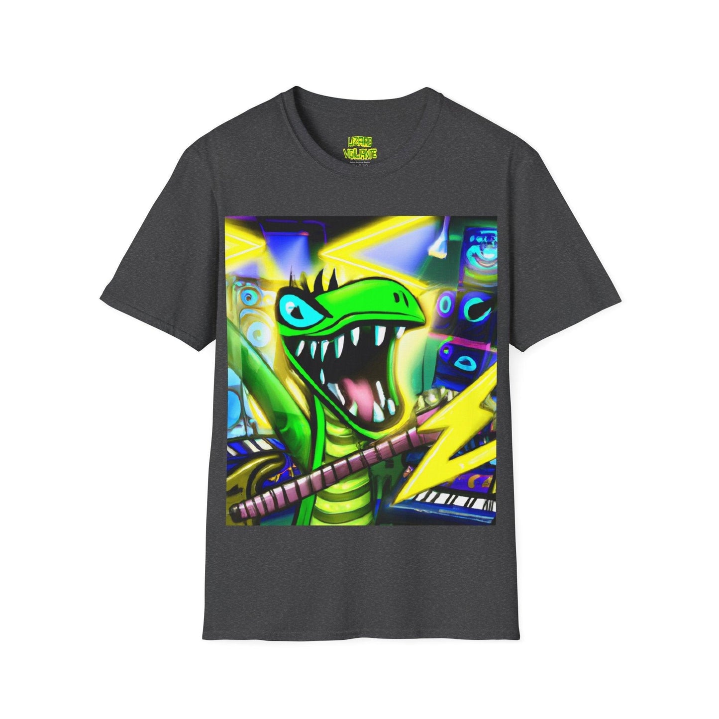 Metal Lizard Unisex Softstyle T-Shirt - Lizard Vigilante