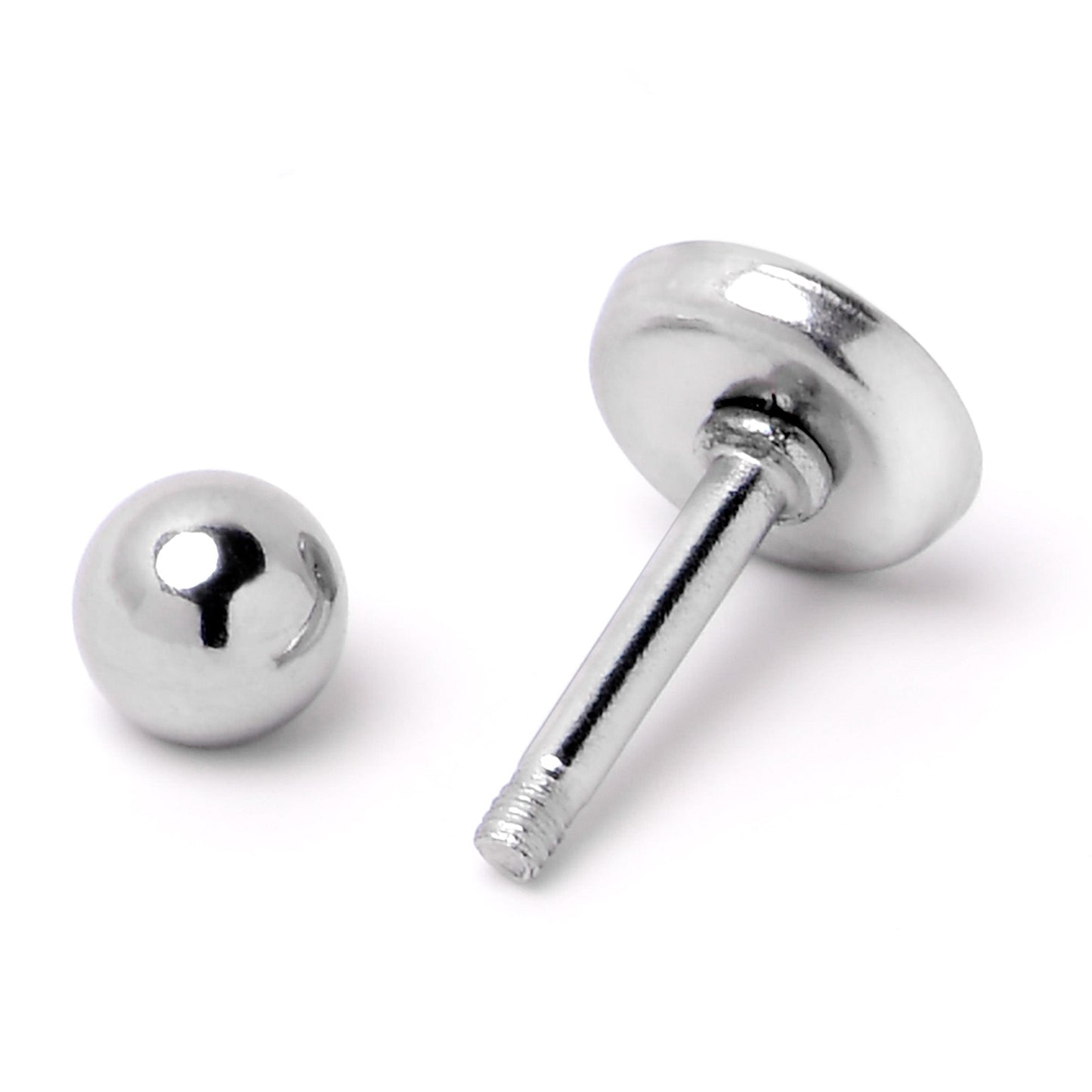 16G 1/4 Inlay Patriotic Kissy Lips Cartilage Tragus Earring