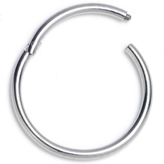 20G 9mm 316L Surgical Steel Precision Hinged Segment Hoop