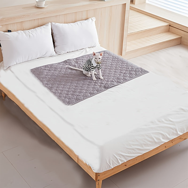 1pc Waterproof Pet Bed Cover, Waterproof Dog Bed Mattress, Urine Proof And Dog And Cat Sleeping Blanket Sofa Pad, Machine Washable