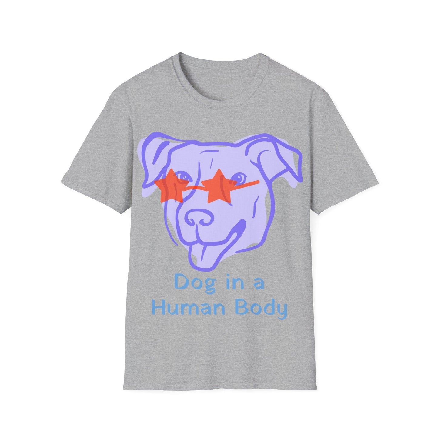 Dog in a Human Body Unisex Softstyle T-Shirt - Lizard Vigilante