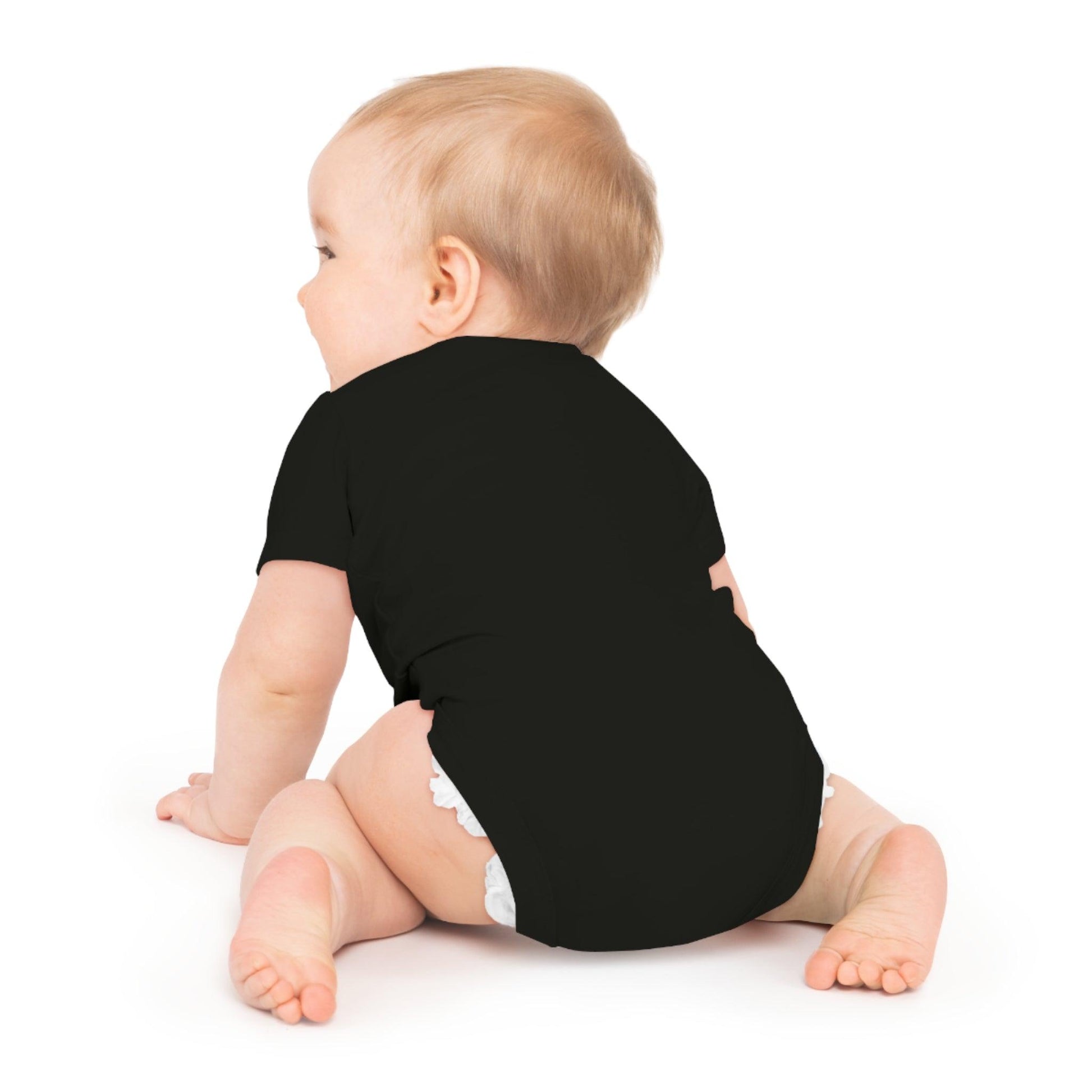 Dead Inside Teddy Bear Baby Short Sleeve Bodysuit - Premium Kids clothes from Printify - Just $59.99! Shop now at Lizard Vigilante