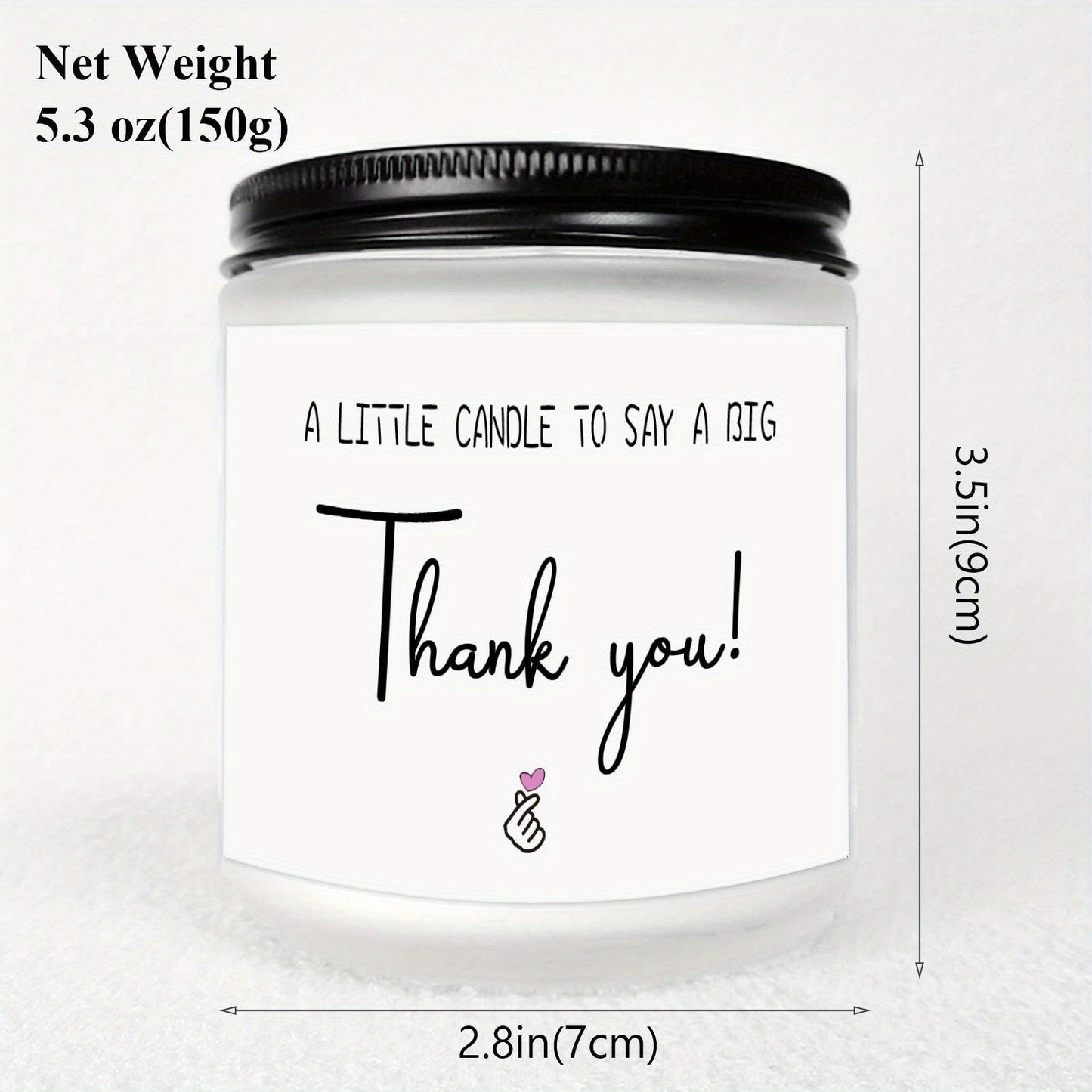 Appreciation Scented Candle - Perfect Gift for Nurses, Teachers, Mentors & More - Ideal for Birthdays, Retirement, Farewell & Christmas