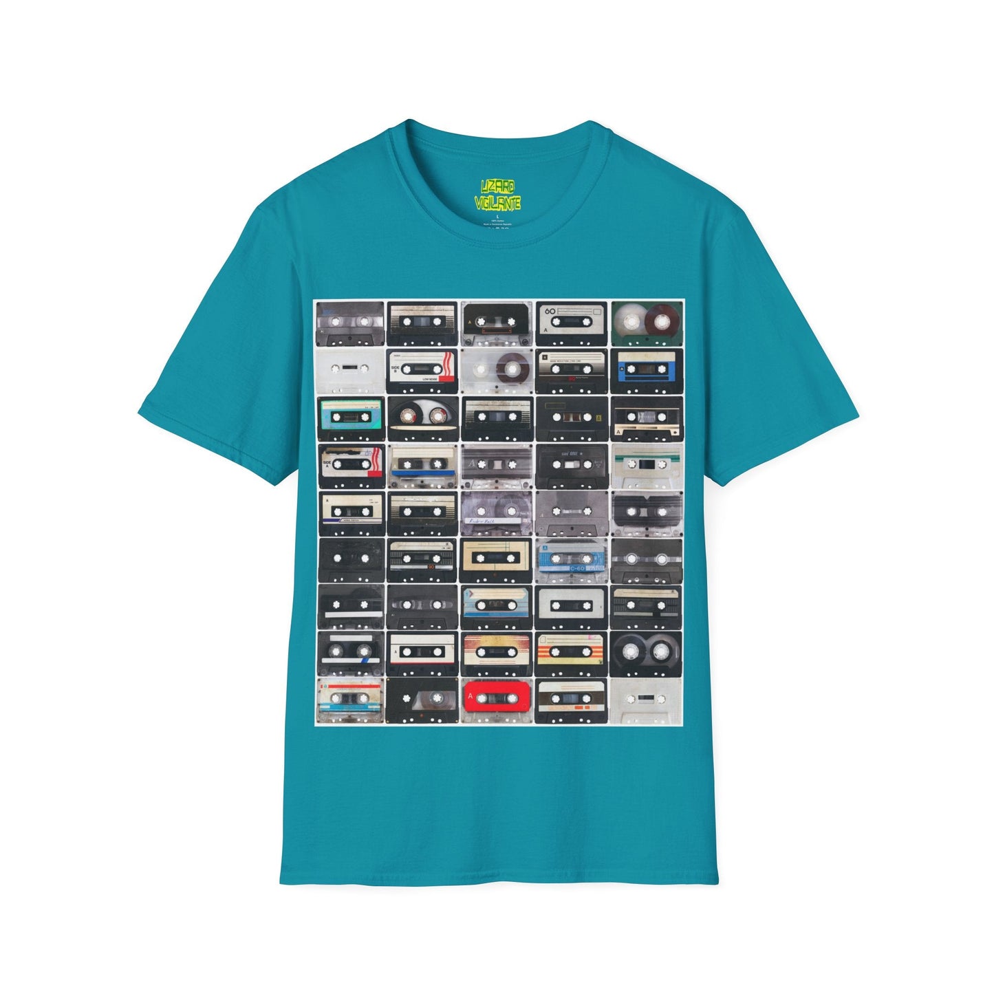 Cassettes Unisex Softstyle T-Shirt - Lizard Vigilante