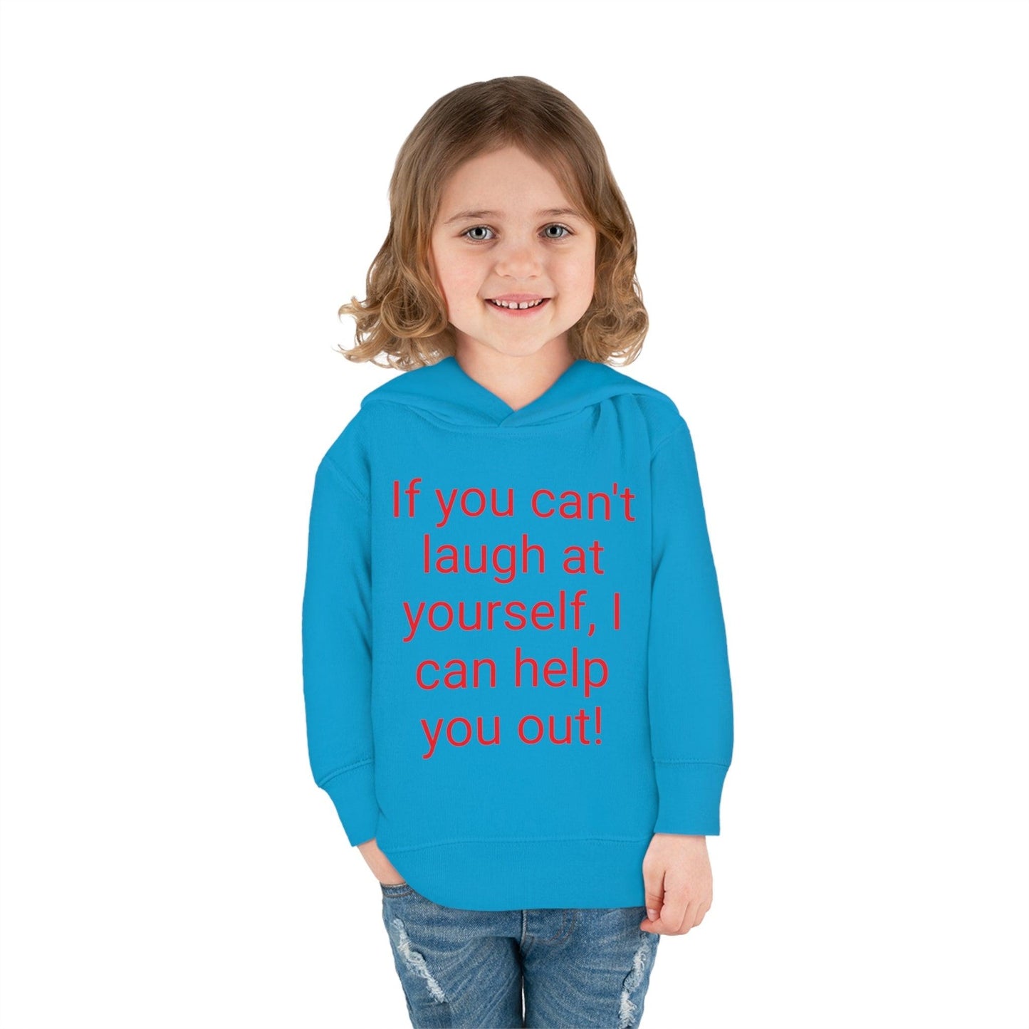 If You Can't laugh Toddler Pullover Fleece Hoodie - Lizard Vigilante