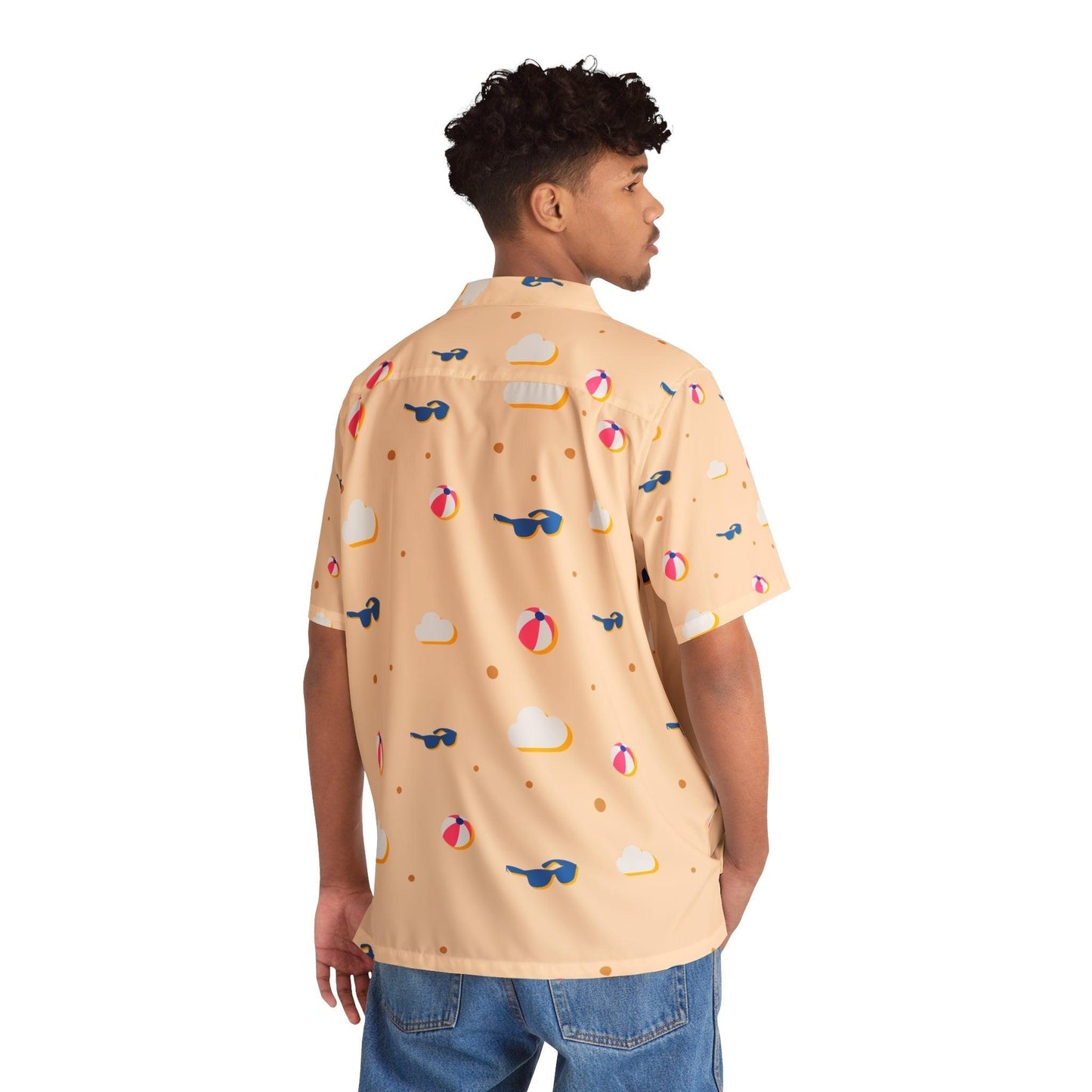 Men's Hawaiian Beach Shirt - Lizard Vigilante