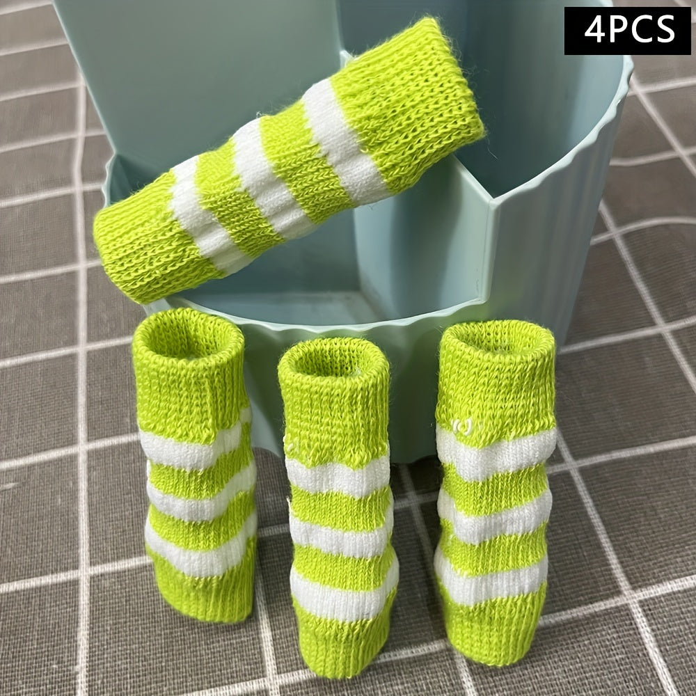 [2 Sets Elbow Support Guards] Pet Dog Elbow Guards, a Set of 2 Front Leg And 2 Hind Leg Protectors, Elbow Support Wraps, Leg Support Wraps, Breathable Elastic Knitted Protective Socks for Pets, 4pcs Pet Leg Socks.