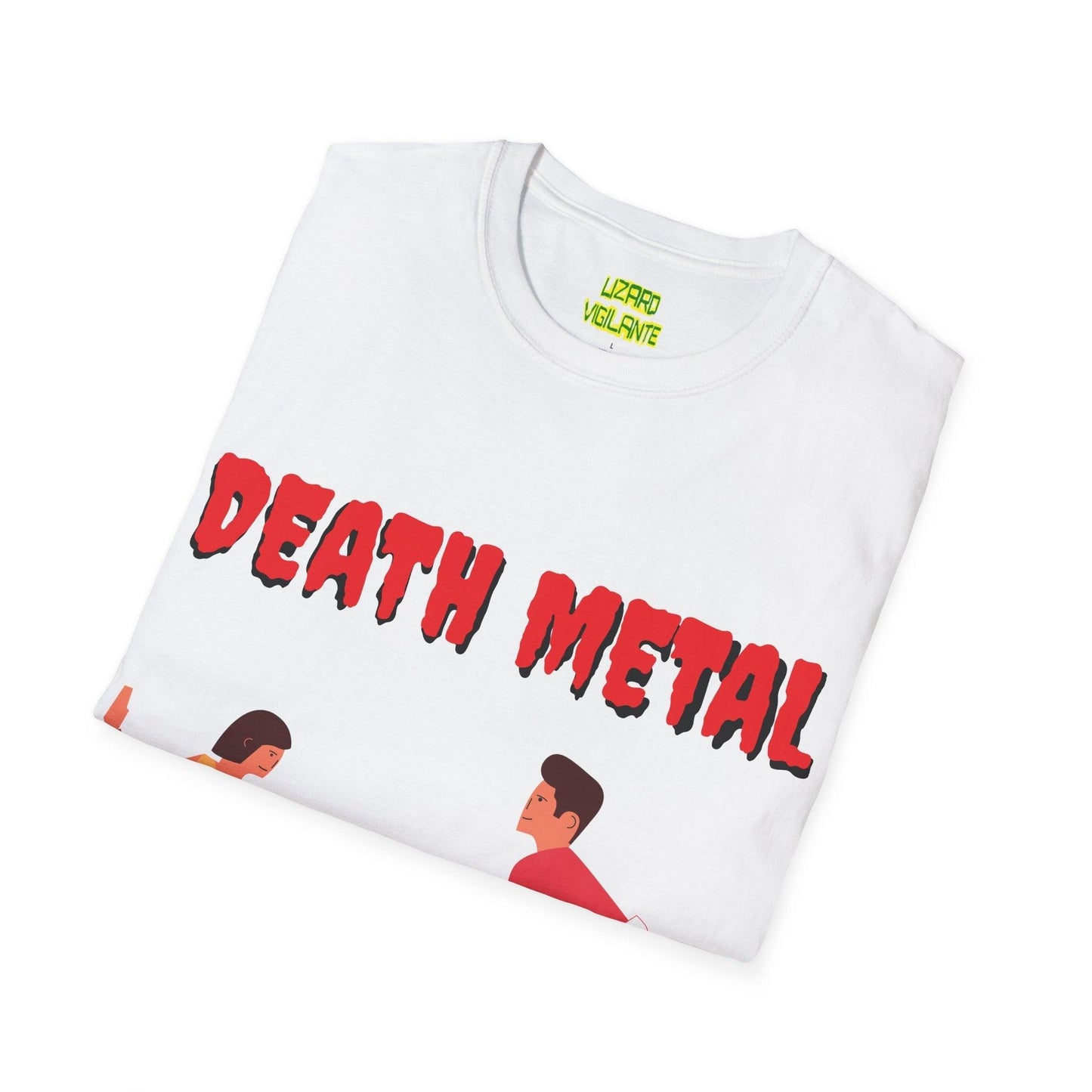 DEATH METAL Dancers Unisex Softstyle T-Shirt - Lizard Vigilante