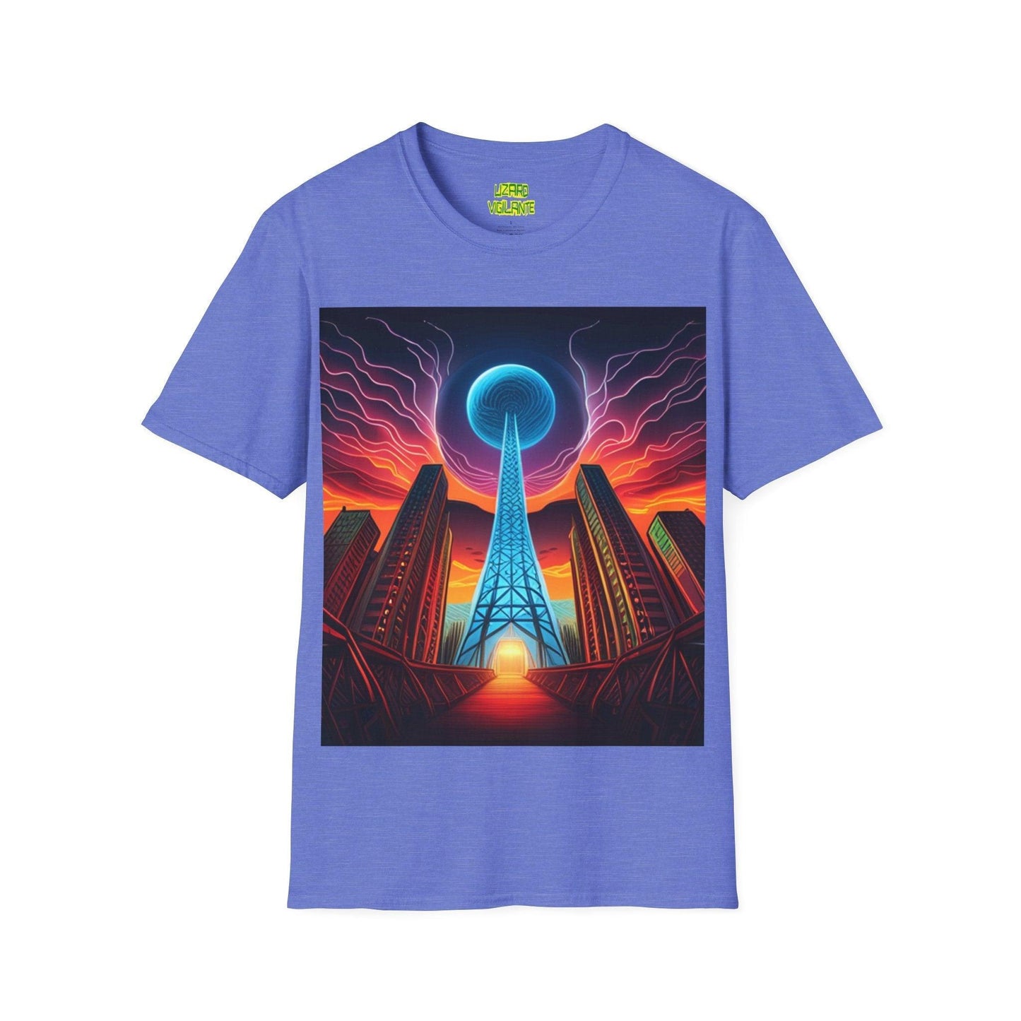 Power Cell Unisex Softstyle T-Shirt - Lizard Vigilante