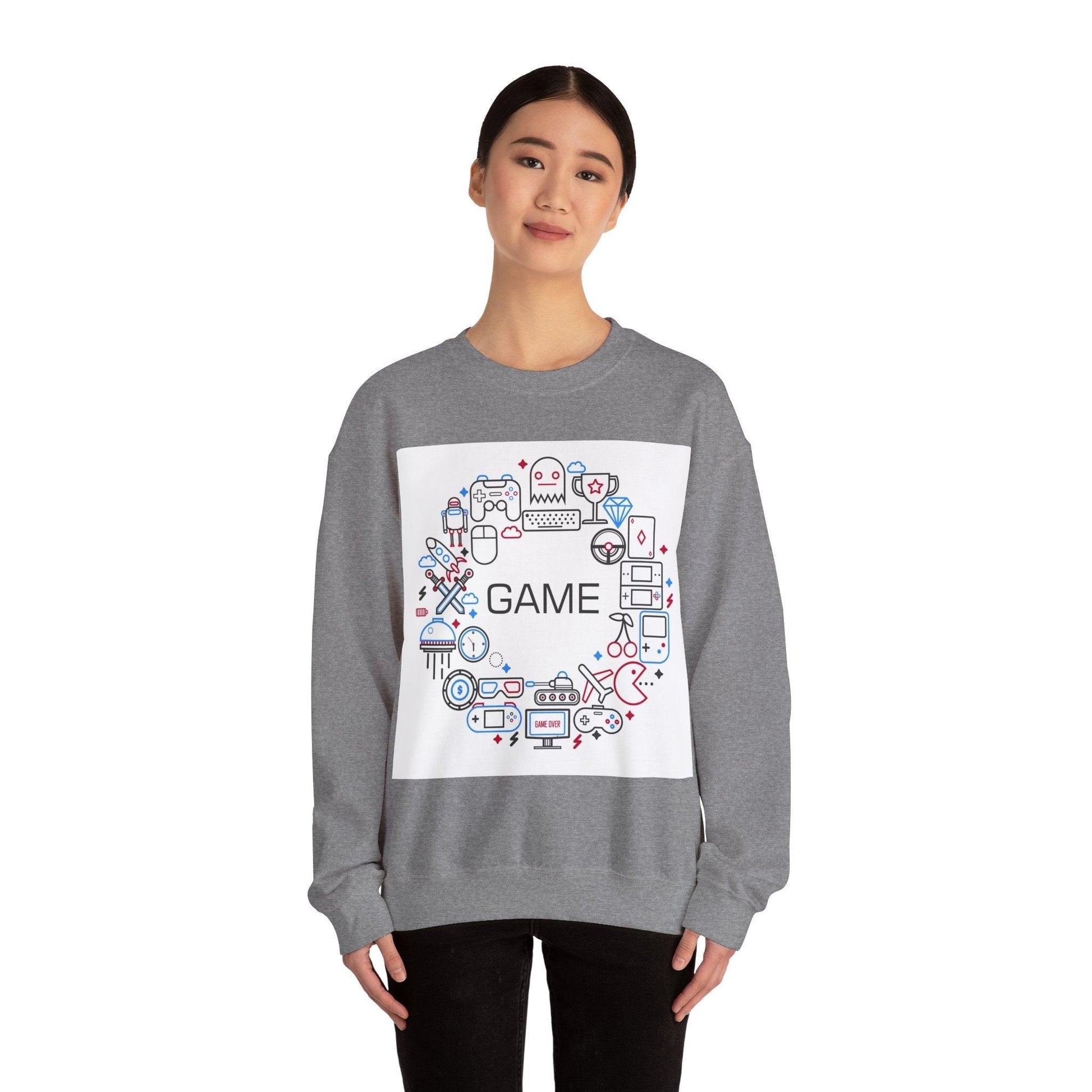 Video Game Unisex Heavy Blend™ Crewneck Sweatshirt - Lizard Vigilante