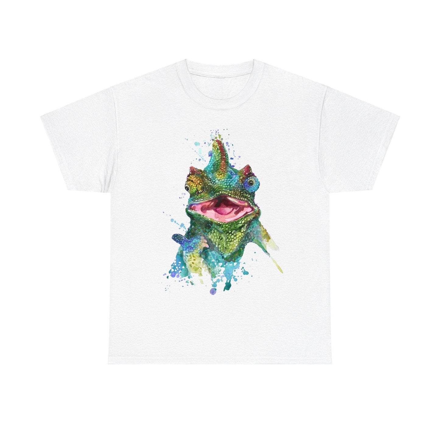 Wild Lizard Graphic Unisex Heavy Cotton Tee - Premium T-Shirt from Printify - Just $15.13! Shop now at Lizard Vigilante