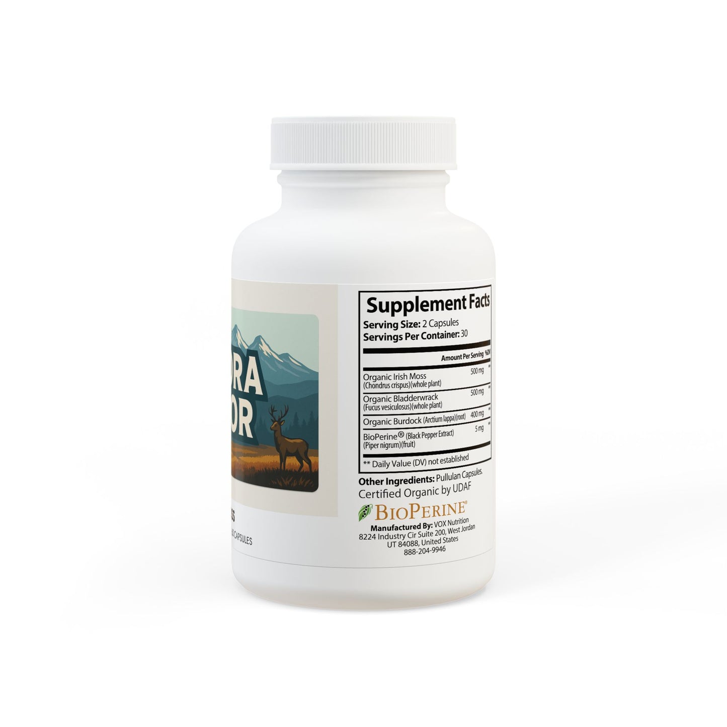 Tundra Valor Sea Moss Supplement (60 Capsules)