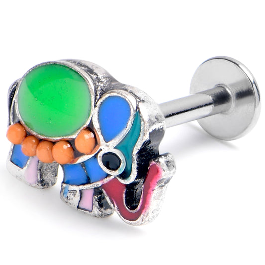 16G 5/16 Colorful Elephant Labret Monroe Tragus