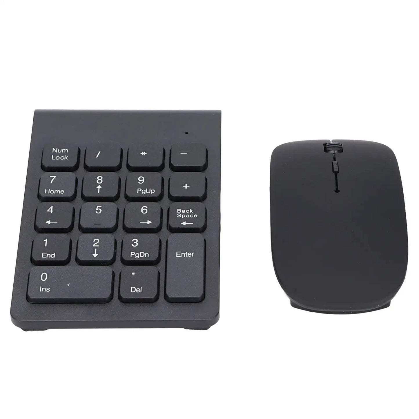 Number Pad Plug and Play 2.4GHz Wireless Technology 1200 DPI Sensitive Durable Number Pad Mouse Combo for Home Office