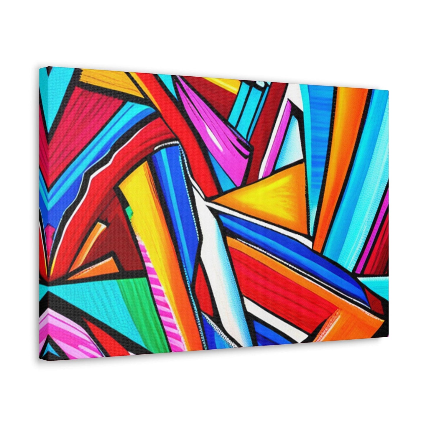 Geometrocide Canvas Gallery Wraps by Lizard Vigilante - Lizard Vigilante