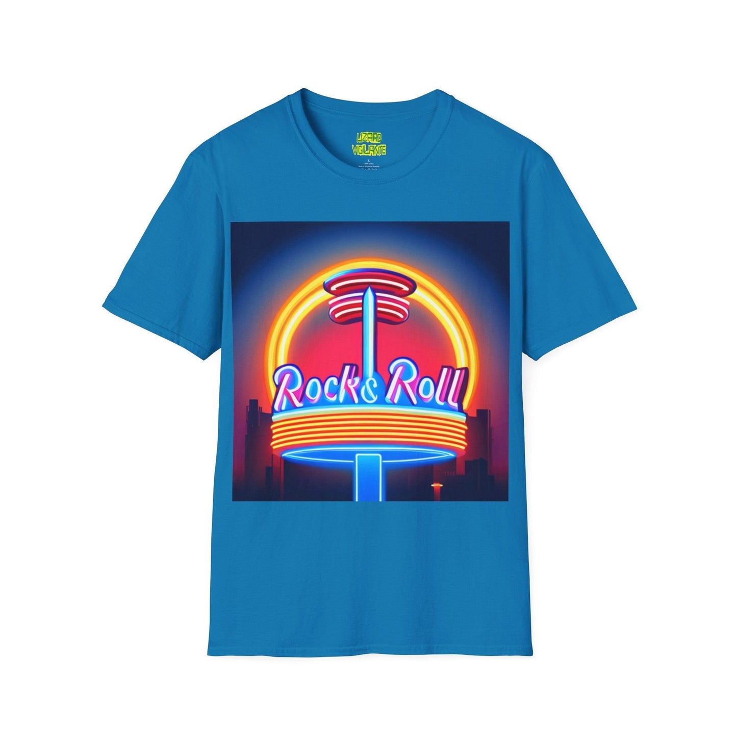 Rock & Roll Diner Unisex Softstyle T-Shirt - Lizard Vigilante