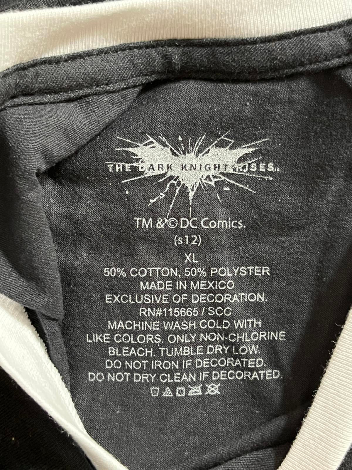 Batman - The Dark Knight Rises Movie Tee Fear Ringer T-Shirt