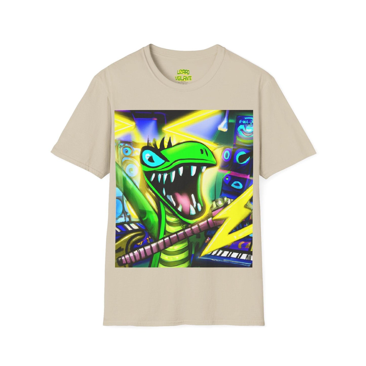 Metal Lizard Unisex Softstyle T-Shirt - Lizard Vigilante