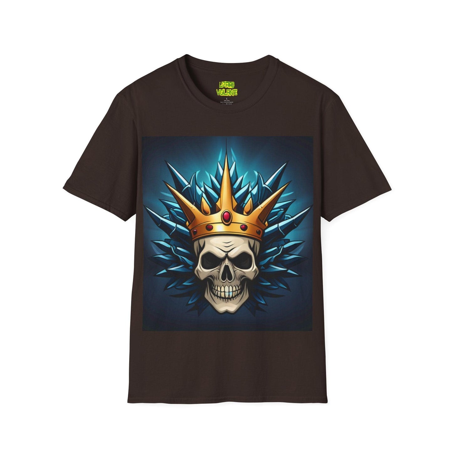 Blue Skeleton Queen Unisex Softstyle T-Shirt - Lizard Vigilante