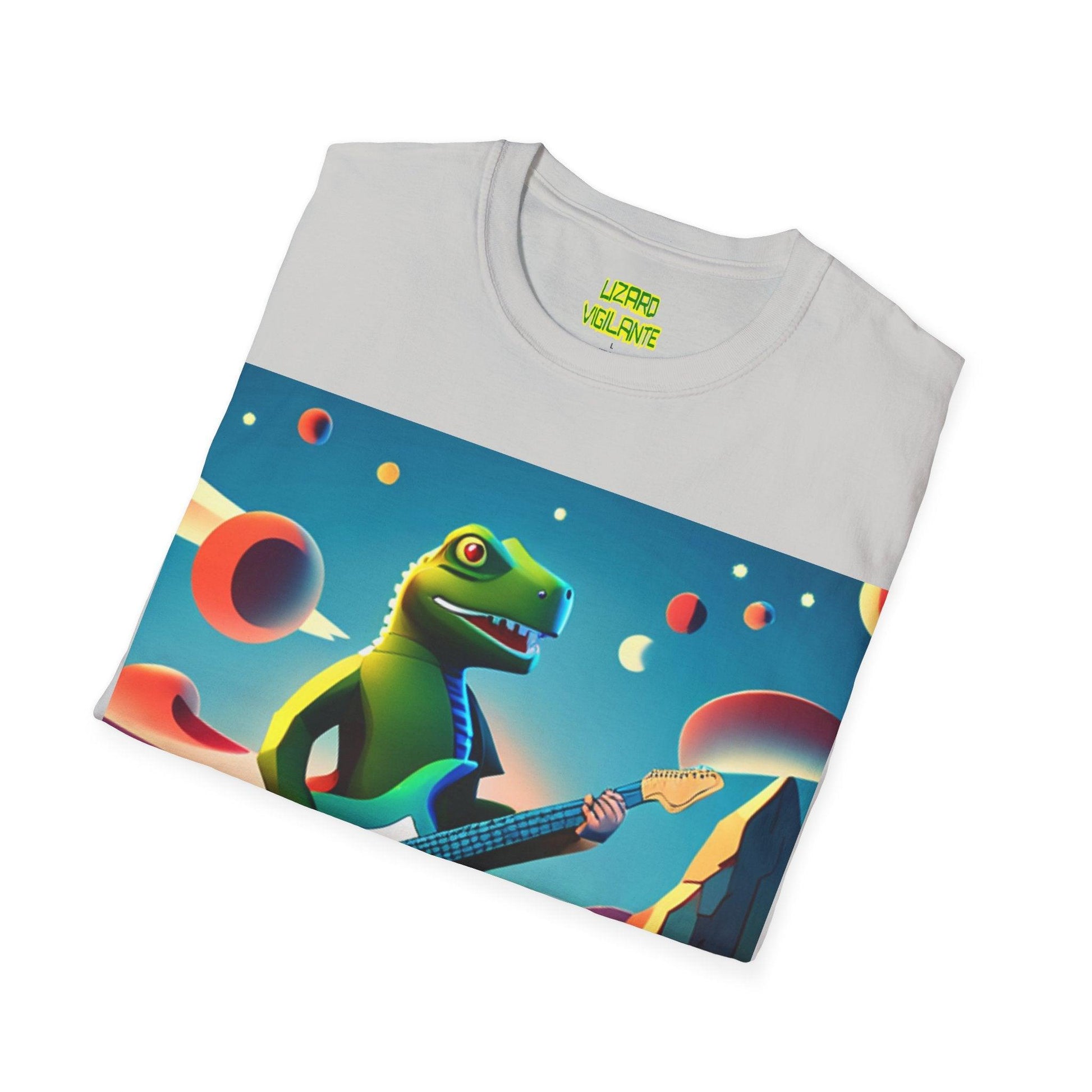 Lizard Vigilante Strats Unisex Softstyle T-Shirt - Lizard Vigilante