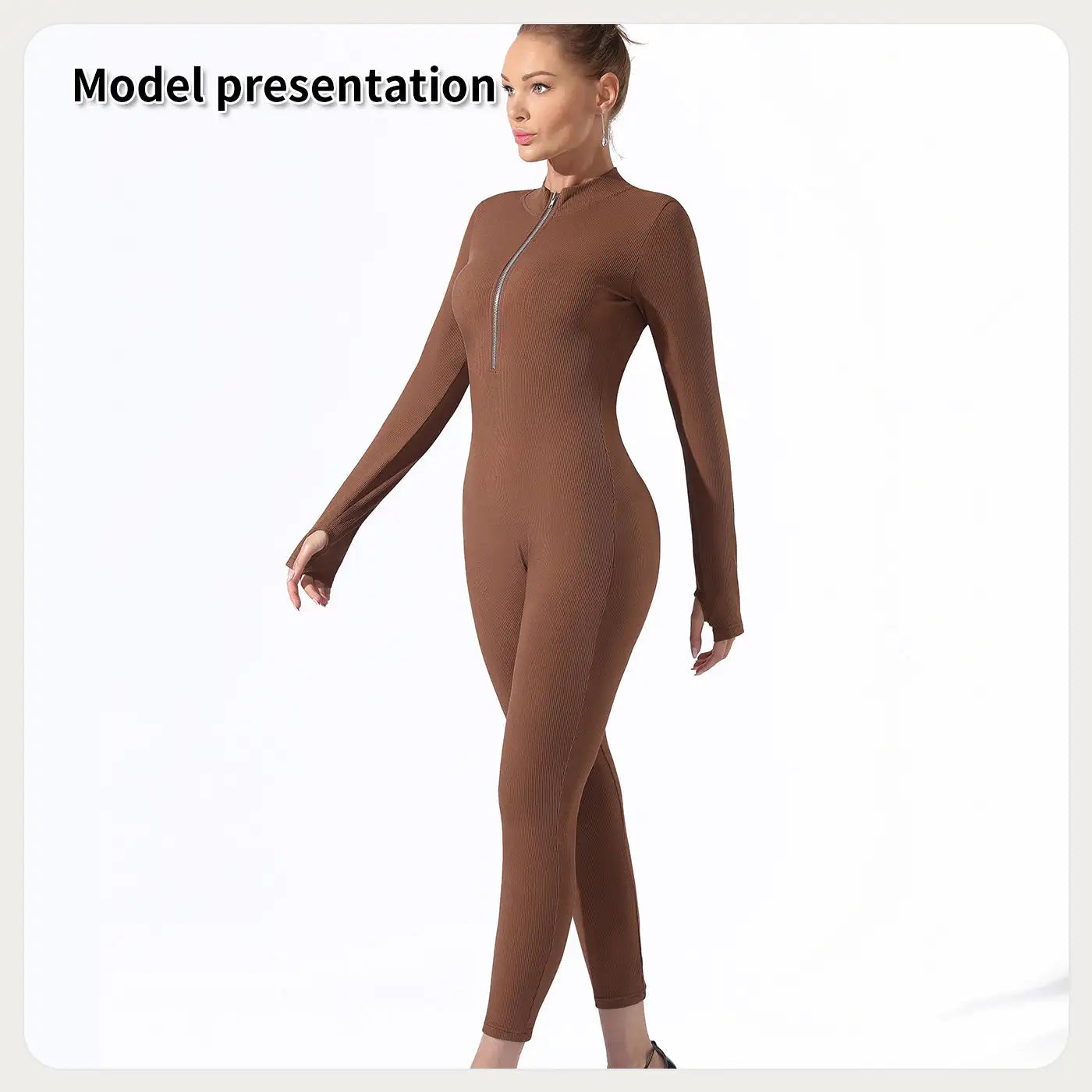 Women's Fashion Simple Solid Color Bodysuit