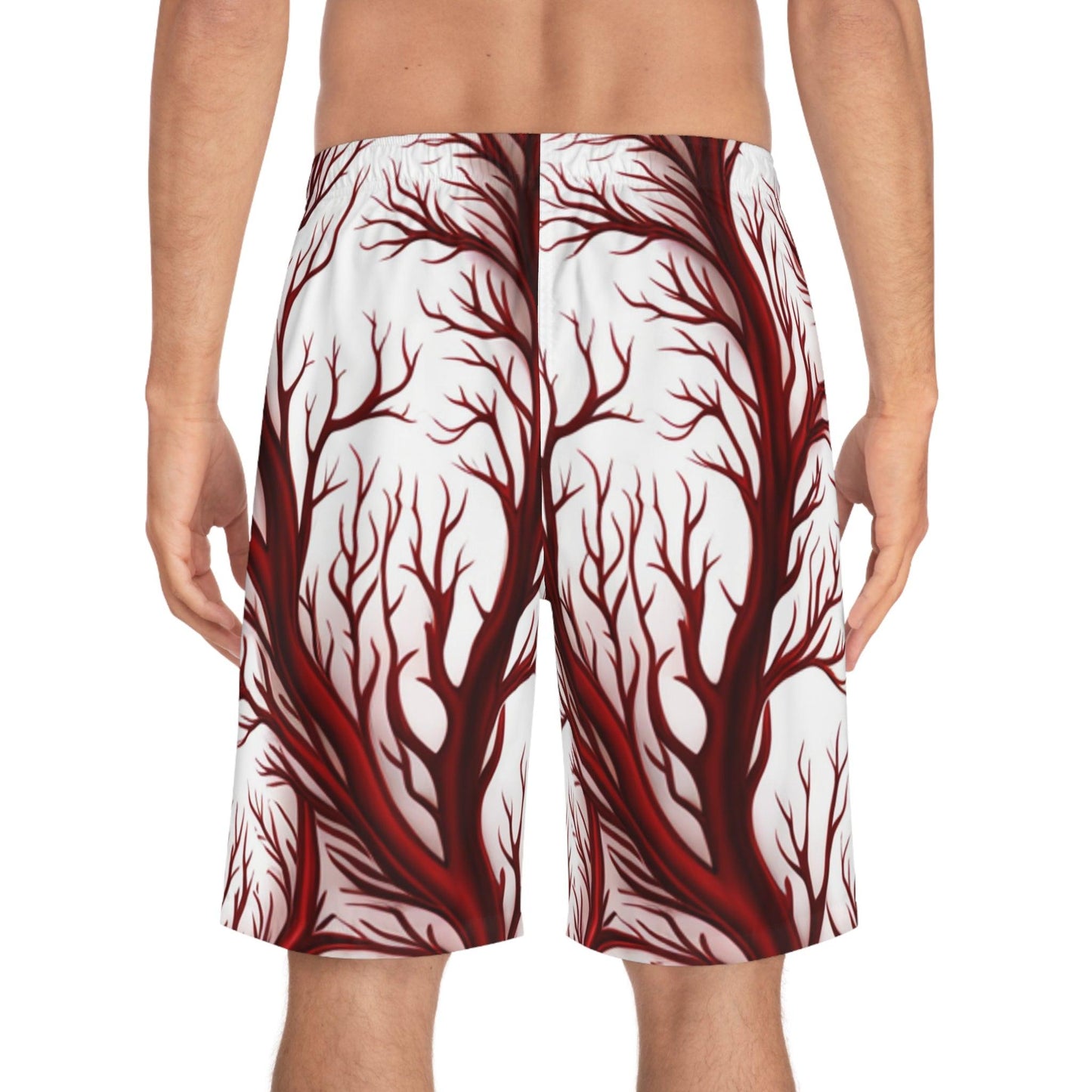 Men's Blood Network Board Shorts - Premium All Over Prints from Printify - Just $35.99! Shop now at Lizard Vigilante