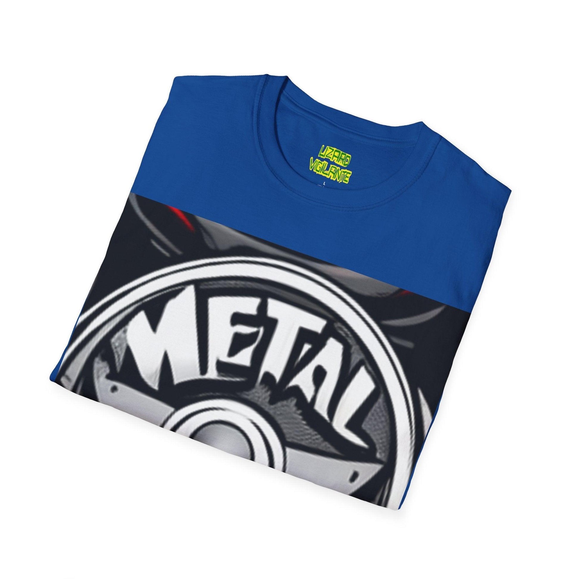 METAL Puree' Logo Unisex Softstyle T-Shirt - Lizard Vigilante