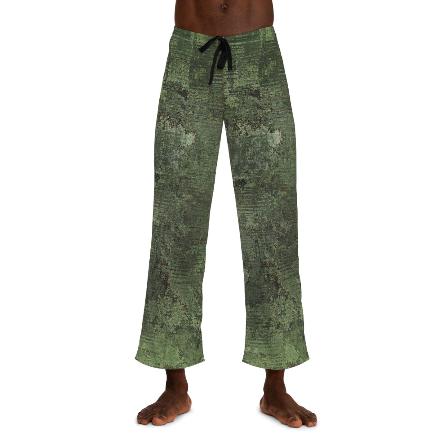 Dirty Green Camo Army Men's Pajama Pants - Lizard Vigilante