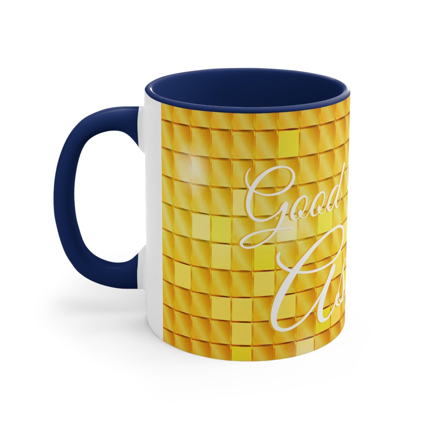 Golden Good Morning Asshole Accent Coffee Mug, 11oz - Lizard Vigilante