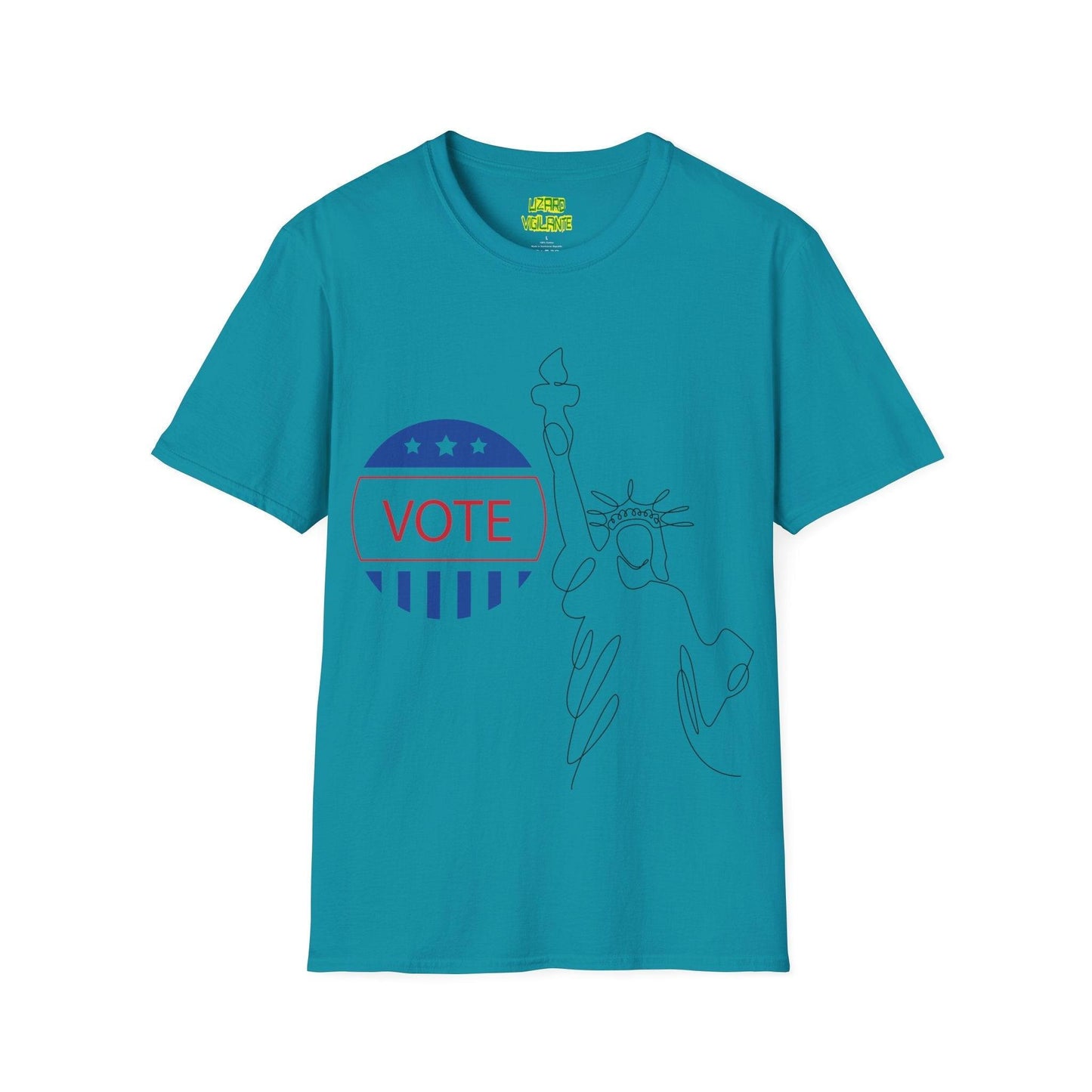 VOTE Liberty Unisex Softstyle T-Shirt - Lizard Vigilante