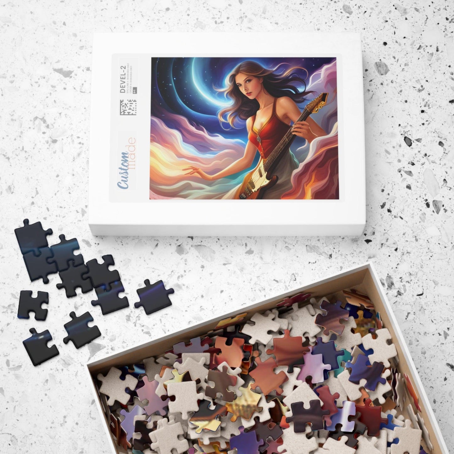 Guitar Princess Puzzle (110, 252, 500, 1014-piece) - Lizard Vigilante