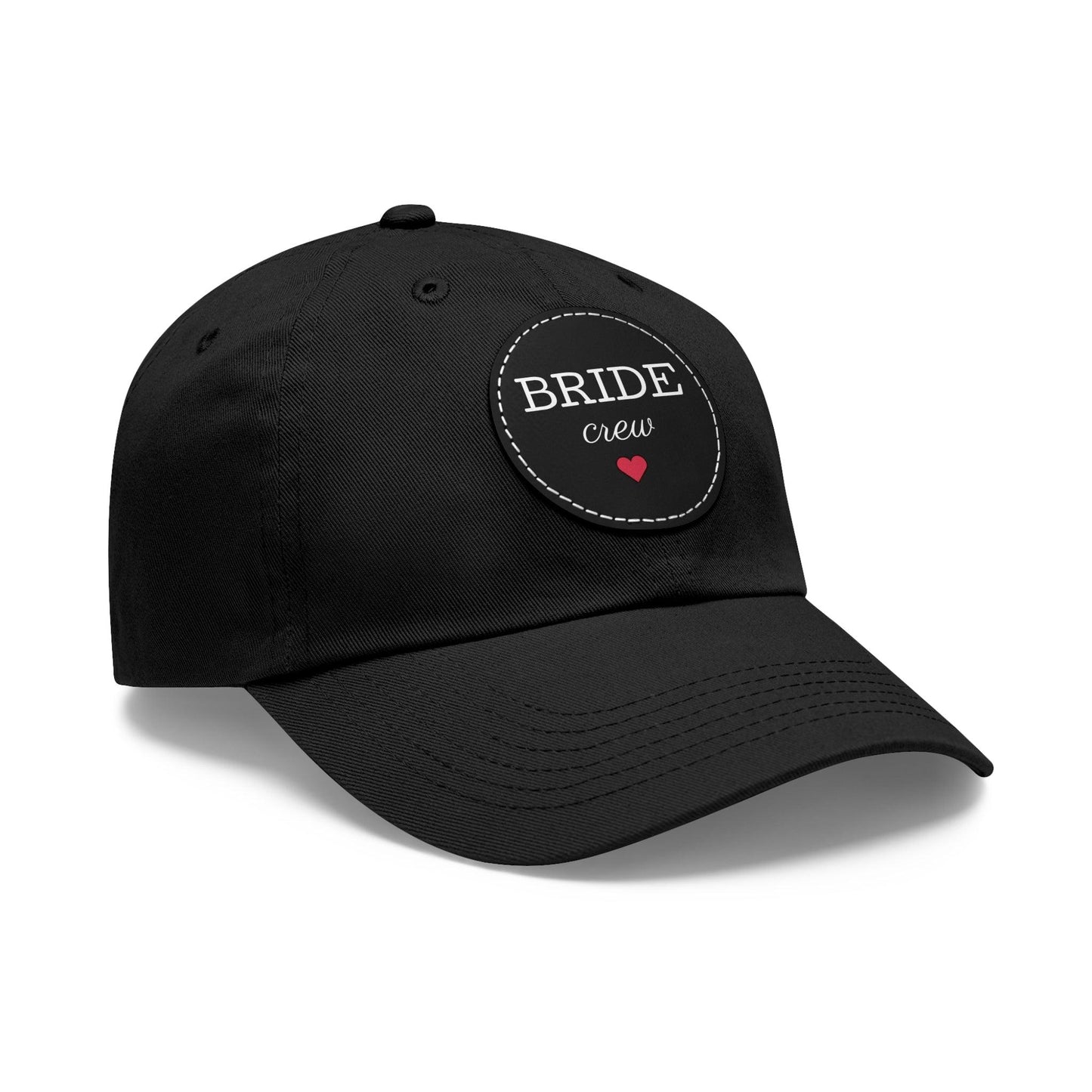 Bride Crew Dad Hat with Leather Patch (Round) - Lizard Vigilante