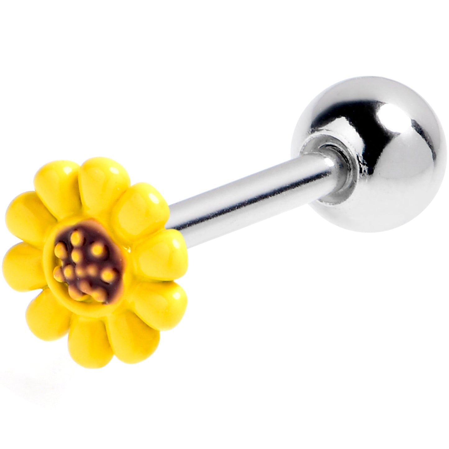 16G 5/16 Sunny Simple Sunflower Cartilage Tragus Earring