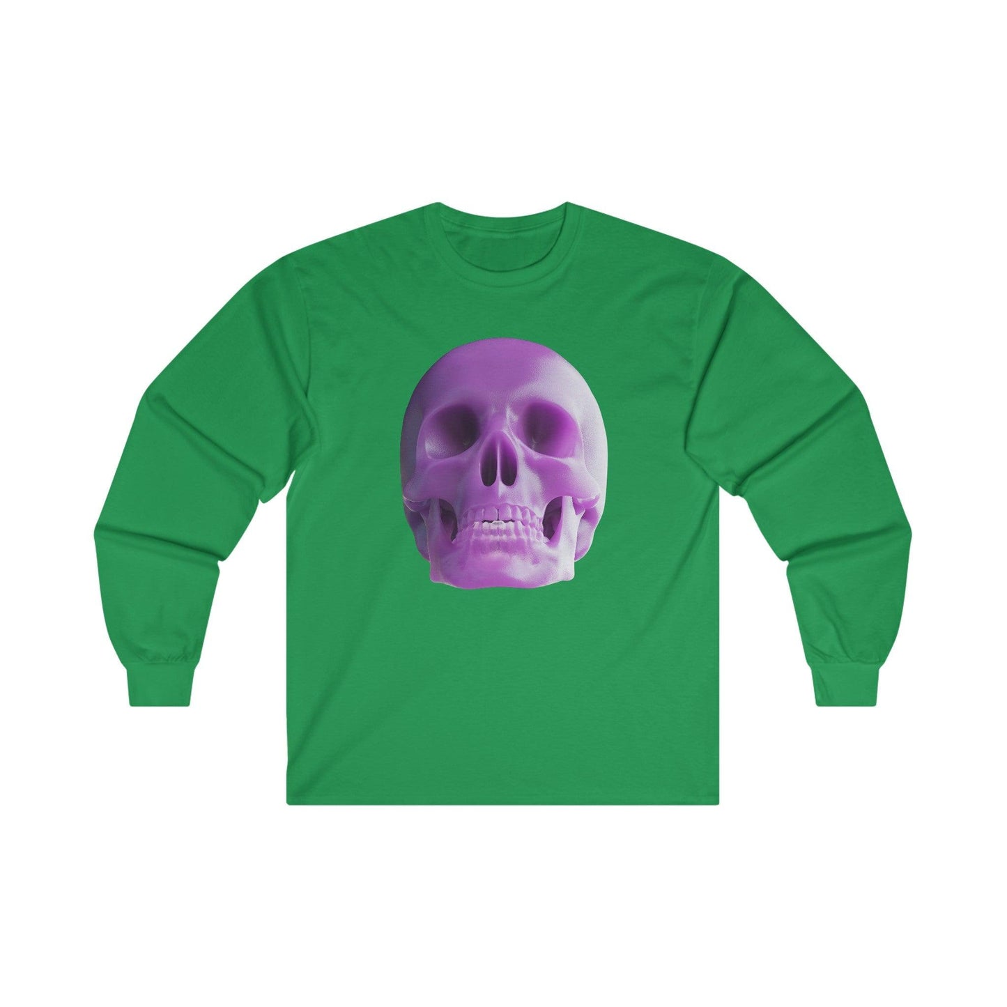 The Purple Skull of Glory Unisex Ultra Cotton Long Sleeve Tee - Lizard Vigilante