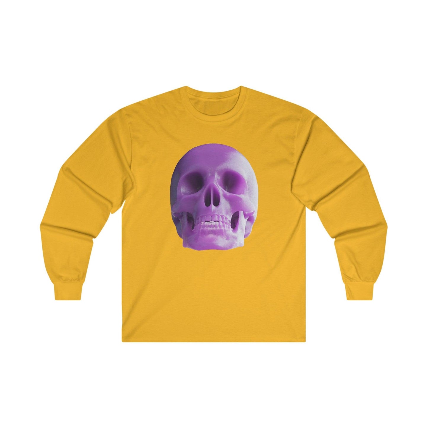 The Purple Skull of Glory Unisex Ultra Cotton Long Sleeve Tee - Lizard Vigilante