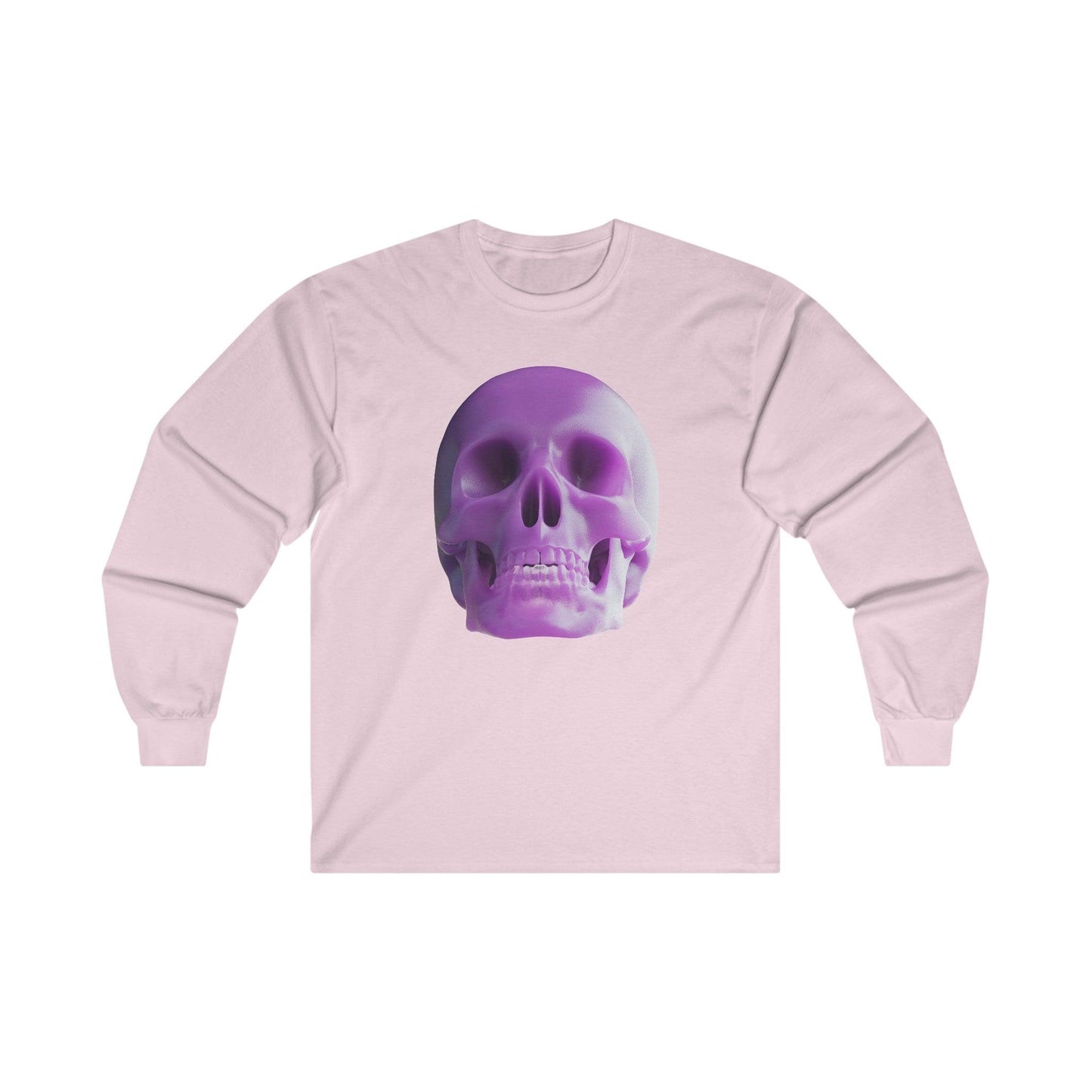 The Purple Skull of Glory Unisex Ultra Cotton Long Sleeve Tee - Lizard Vigilante